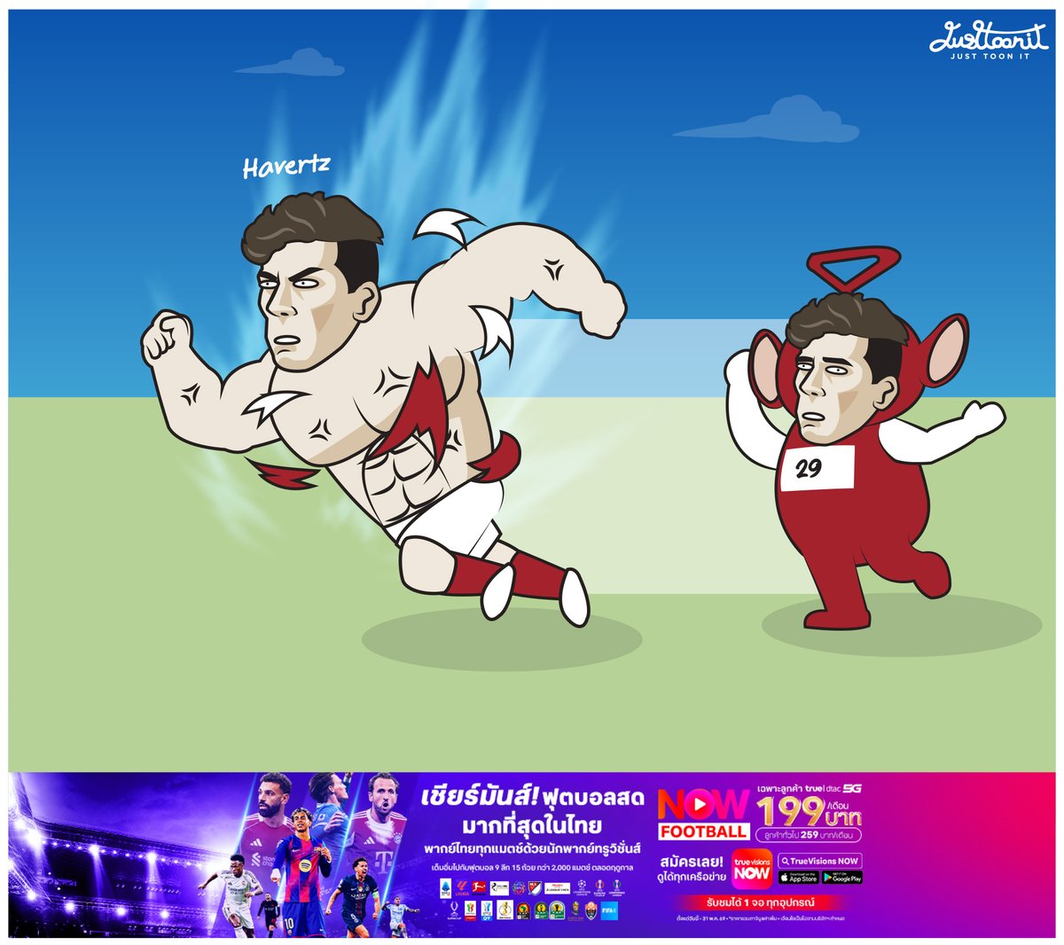 Justtoonit1's tweet photo. Havertzzz
Sporting 0-1 Arsenal (1st leg)
ไคจัดให้นาทีบาป !!
สมัครทีเดียวจบดูฟุตบอลทั้ง 9 ลีกดังไปจนจบฤดูกาล ในราคาเพียง 749 บาท

สมัครเลย! https://t.co/5LIDs5p65O
https://t.co/bSEuCgTlhY https://t.co/bkwGvt4dzp