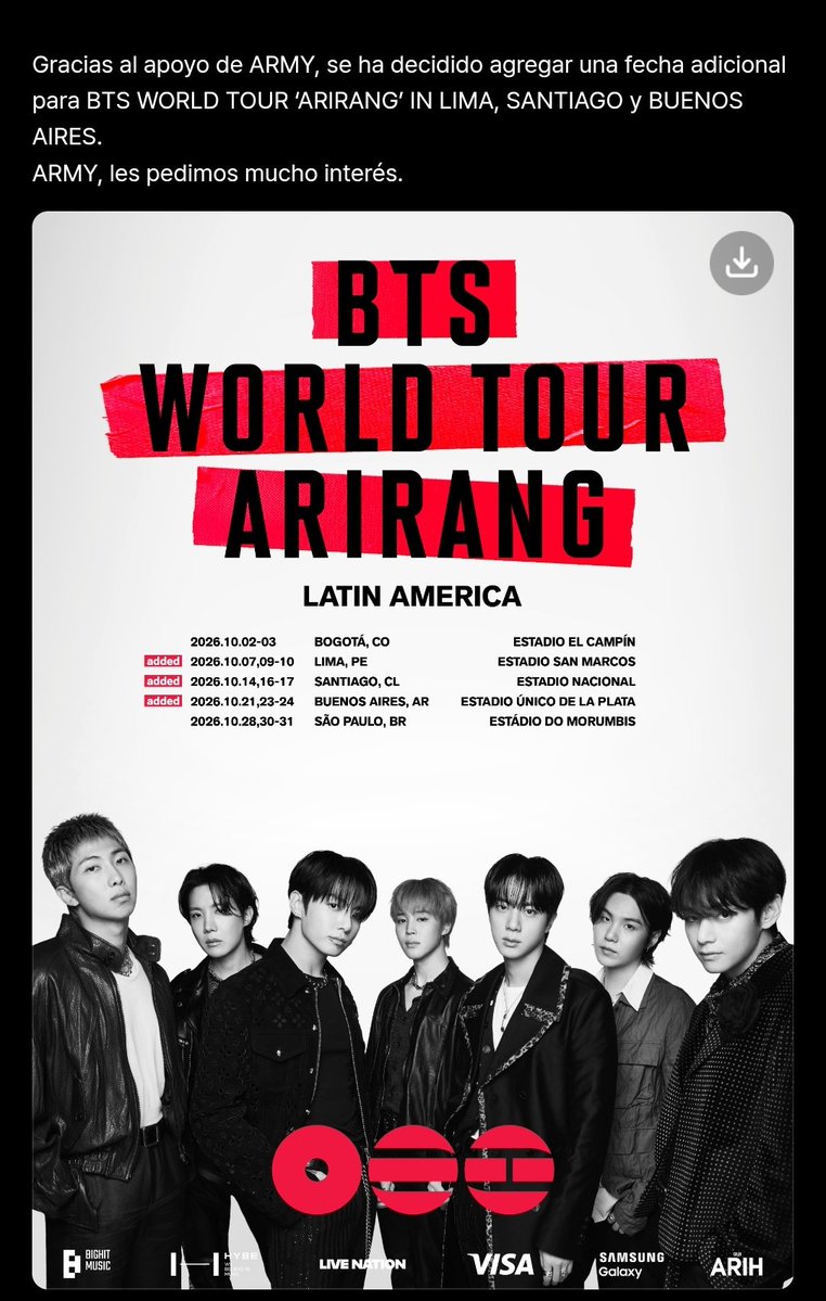 mila VA A VER A BTS tweet media