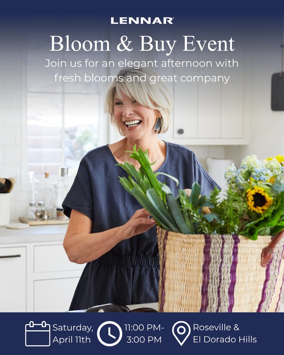 🌸 Join us for a spring afternoon at our Heritage | Active Adult communities 🏡✨ Enjoy a garden setting, light refreshments &amp; tour beautiful models—plus take home a fresh bouquet! 💐📅

🔗 spr.ly/6019B6vfK3