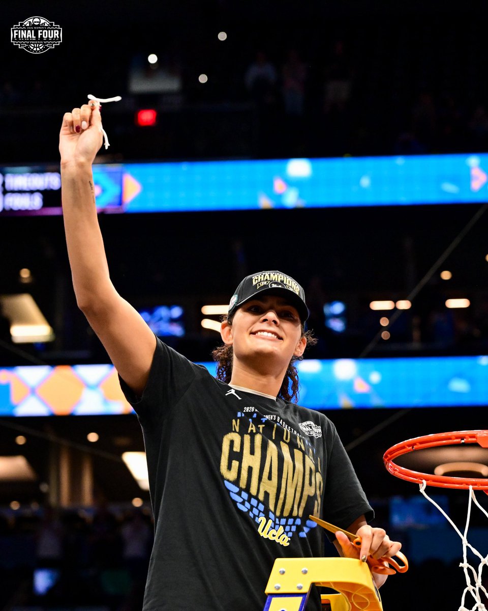 MarchMadnessWBB's tweet image. Lauren Betts put on a dominant performance from start to finish. We had to give you a tournament recap of our 2026 Most Outsanding Player! 🙌 @laurenbetts12 

📺 ESPN

#WFinalFour x @UCLAWBB