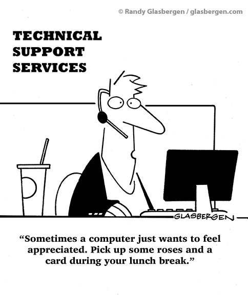 When your computer needs some TLC... 💻🌹 We might not bring roses, but our team treats every system with genuine care &amp; delivers solutions in <15min! Sometimes the best tech support is personal.