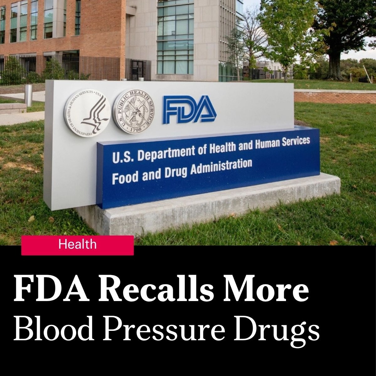 epochhealth's tweet photo. 🚨FDA Recalls More Blood Pressure Drugs

Read more