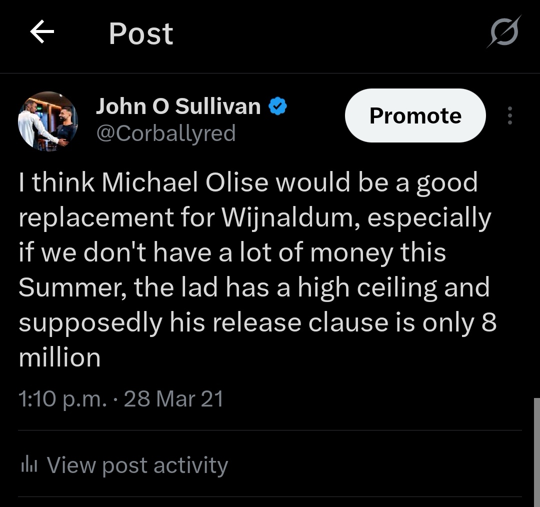 John O Sullivan tweet media