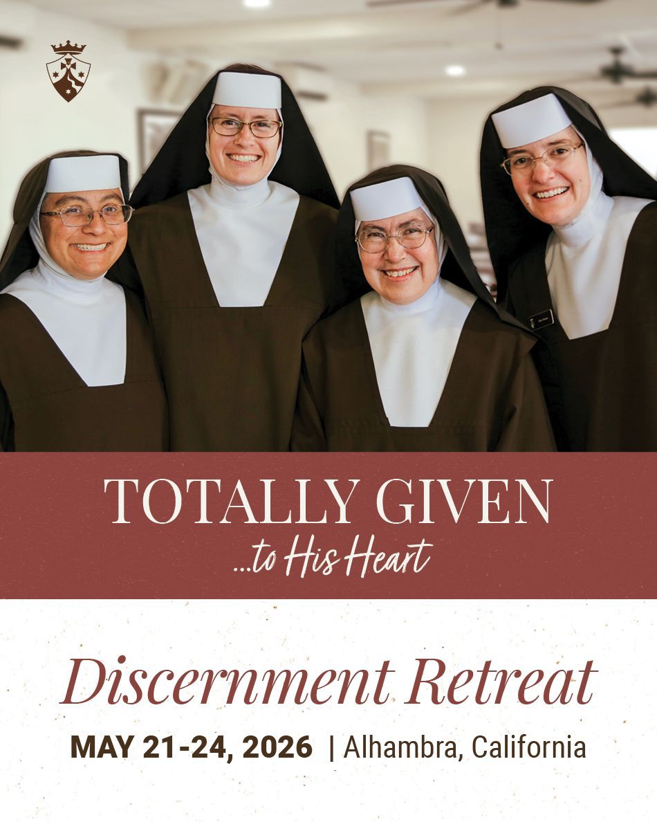 Discover the beauty of religious life, the gift of Carmelite Spirituality, and the freedom of opening your heart to the unique plan God has for your life. Inviting single, Catholic women ages 20-30 to our discernment retreat (5/21 - 24) in Alhambra, CA
buff.ly/p8aQMdc