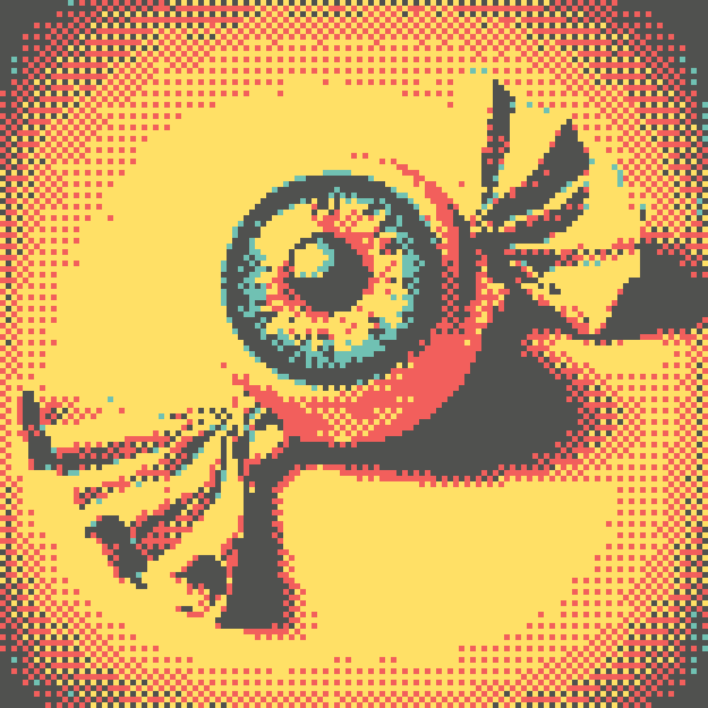 My_3y3's tweet image. I have minted 3 FULLY ONCHAIN works
on @objktcom #objkt4objkt2026 event
using @JestemZero #zerocontract via @ZeroUnboundArt

👈 &amp;lt; Blockchain Trader &amp;gt;
☝️ &amp;lt; ART have no FEAR of TIME &amp;gt;
👉 &amp;lt; 3Y3 Candy &amp;gt;

Link is here
objkt.com/@my3y3 

#pixelart