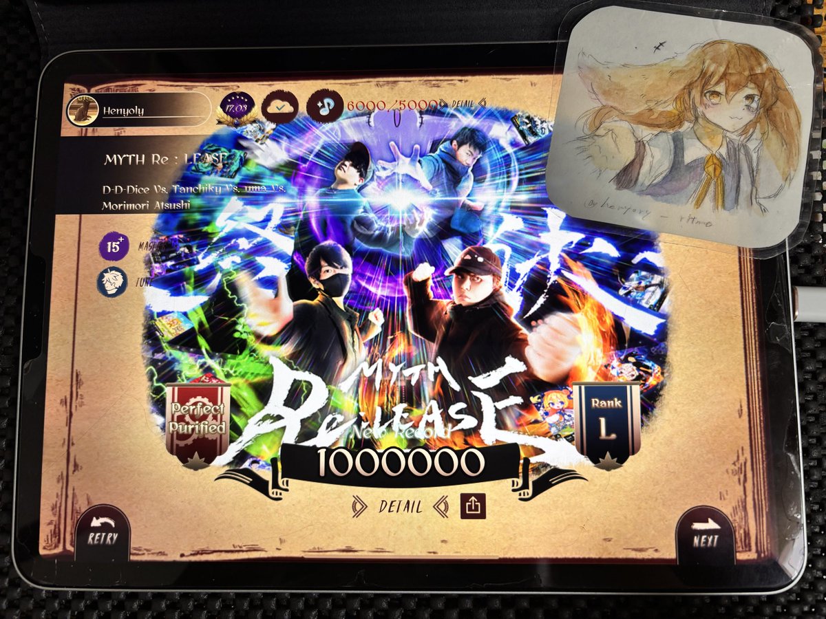 henyoly_ritmo's tweet photo. #Lanota
MYTH Re:LEASE
PP達成

なんかしらんけどFail落ち多かったな https://t.co/D6XpFzLDhj