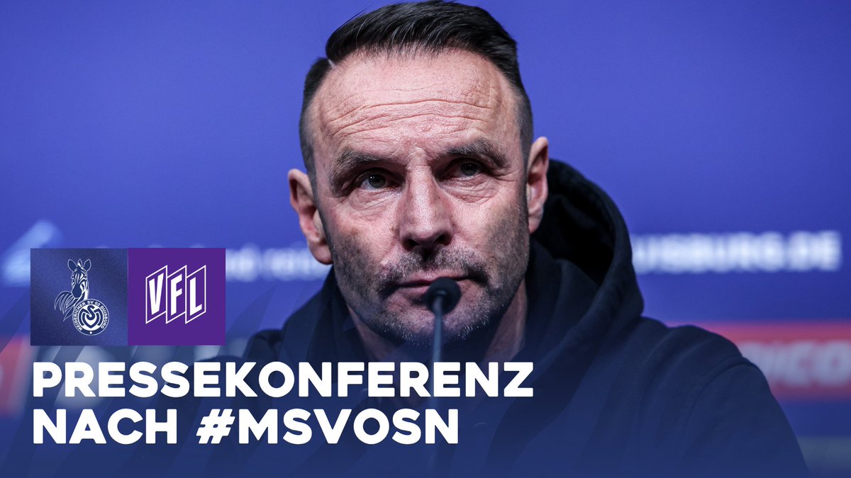 MSVDuisburg's tweet photo. 🔑 Damit schließen wir ab: die Pressekonferenz mit den beiden Cheftrainern des Abends. Schlaft gut, #Zebras! 🦓
📹 https://t.co/jli08NSxV1
#MSVOSN #MSVereint #3Liga https://t.co/ZEc1oQVpU4