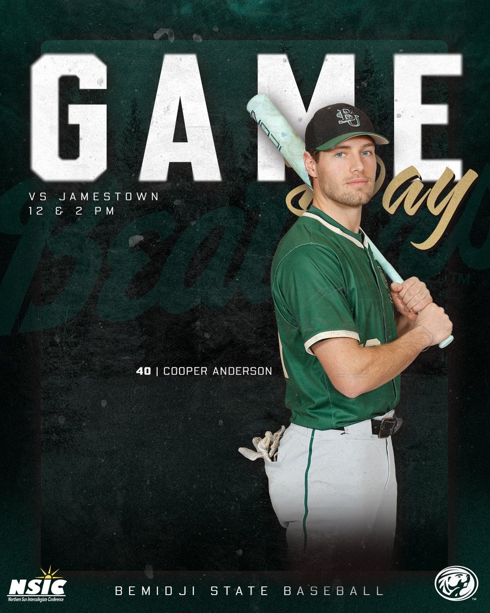 BSUBeaversBase's tweet photo. Back for ✌️ more

🆚 Jamestown
⏰ 12 &amp; 2 PM
📍 Sioux Falls, SD
🖥 https://t.co/Wi2woJ4WtG
📈 https://t.co/EXbAPQXpCb

#GoBeavers #BeaverTerritory https://t.co/LmDQ1Tod6t