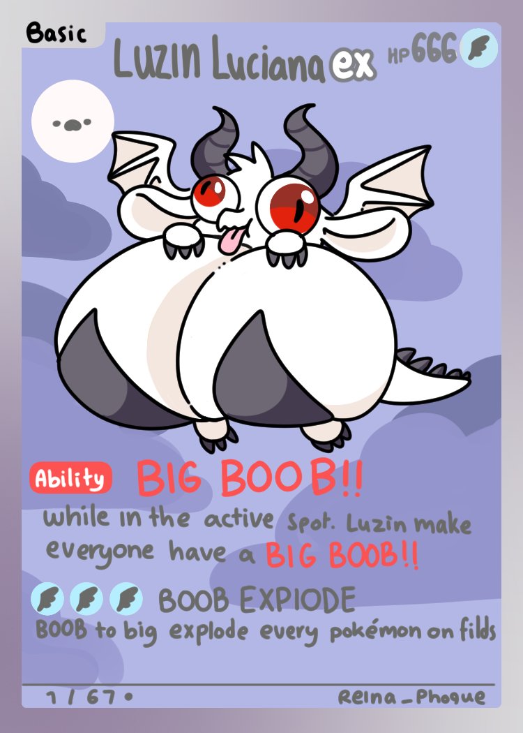 Reina_le_phoque's tweet photo. FA my friends but Pokemon card @LuzinLuciana_ @Kametyyy 
(FANART)
#pokemon #illustration #Vtuber #VtuberTH https://t.co/72rE0RBA8Z