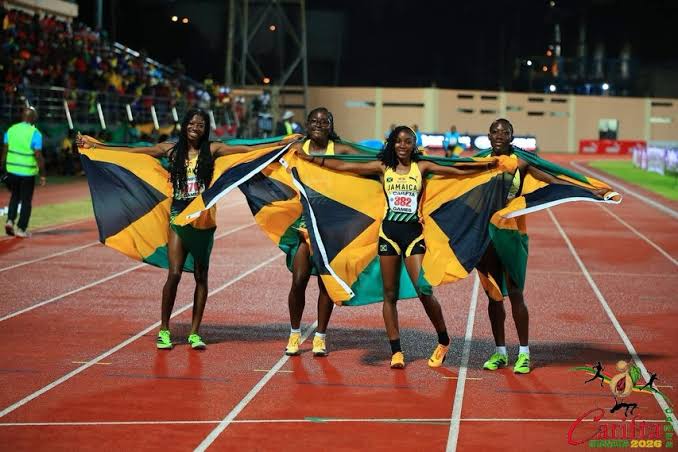 AmbWangJinfeng's tweet photo. 🏅🇯🇲 Huge congratulations to Jamaica for topping the Carifta Games medal table for the 40th straight year! With an impressive 71 medals, the island's junior athletes continue to shine on the regional stage! 🌟 #CariftaGames #Jamaica https://t.co/Mz6rcz3pm1