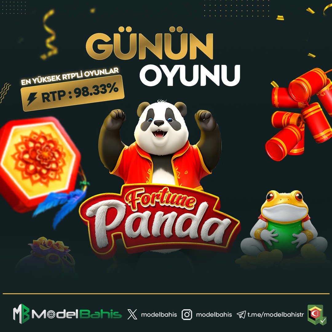 modelbahis's tweet photo. 🎰 Fortune Panda sahnede!
⚡ %98.33 RTP ile kazanç zirvede
💥 Küçük bahisle büyük kazanç
👉 Hemen oyna

🔗 https://t.co/N0YTVHM5su https://t.co/1ZWLhuScPZ