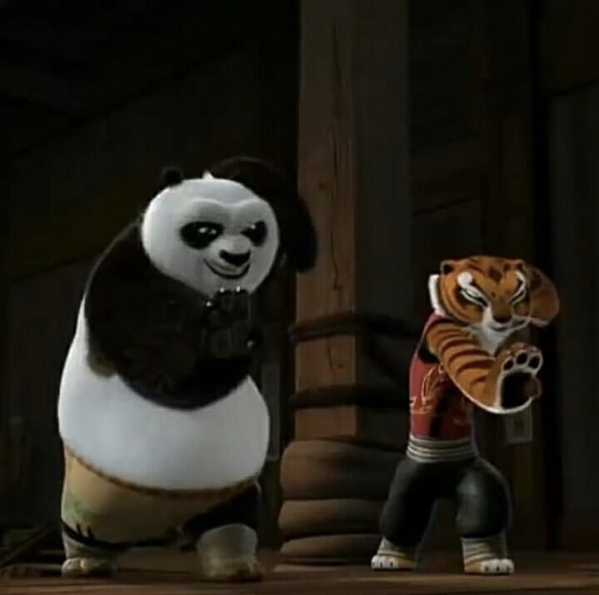 Day #1271 manifesting #TiPo into canon 

Just training together 

#KungFuPanda #KungFuPanda5