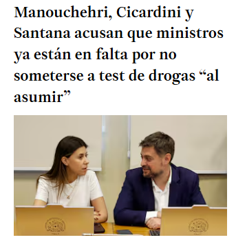 dmorenoto's tweet photo. por un lado los wns estilo "sin filtro" por el otro una oposición que se preocupa de estupideces. https://t.co/9Hm6rJo3l4