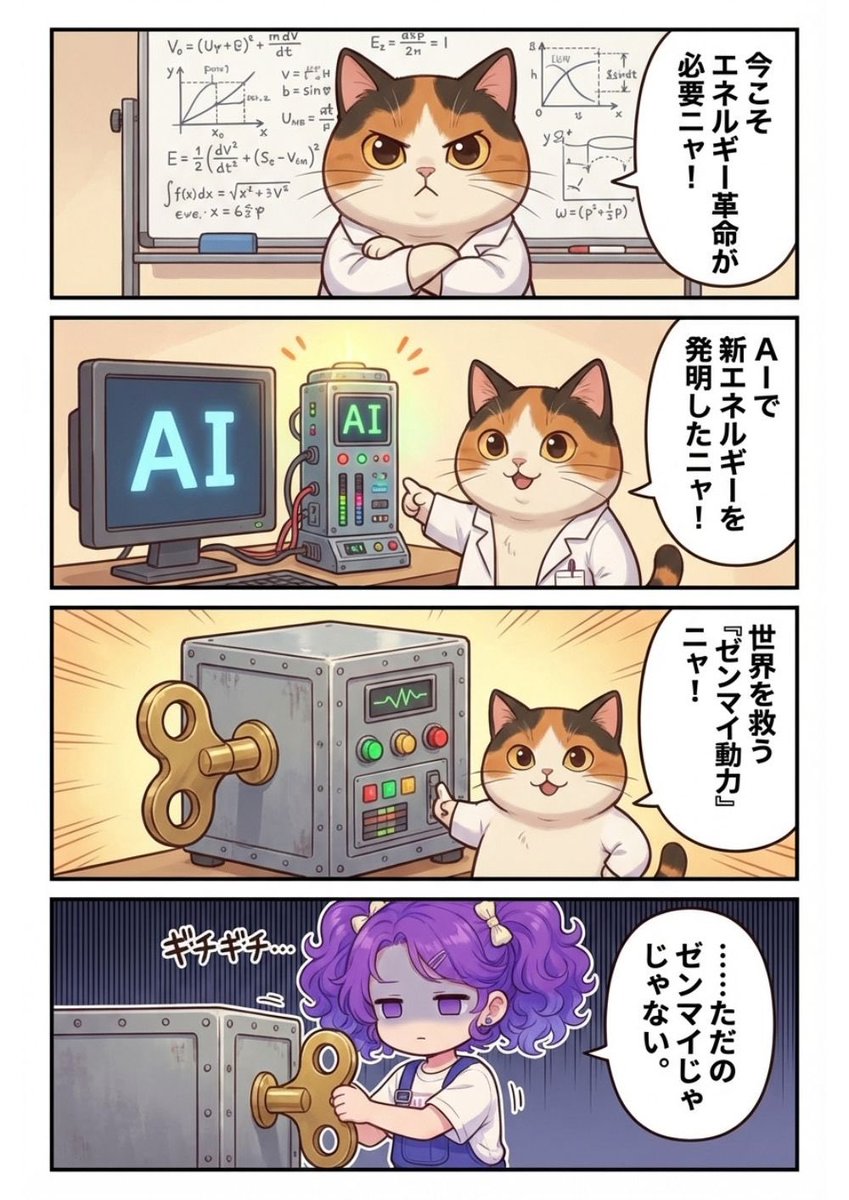 鬼辰カケル@AI漫画家猫イラストレーター tweet media