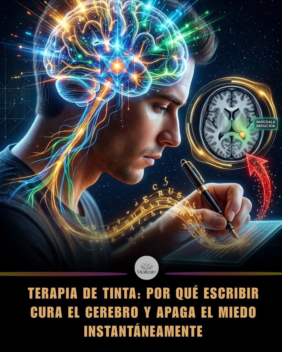 musicandsoularg's tweet photo. Terapia de tinta: cómo escribir transforma tu cerebro y reduce el miedo desde adentro 

Existe una herramienta poderosa, accesible y profundamente terapéutica que muchas veces pasa desapercibida: escribir. Más allá de ser un simple acto creativo o comunicativo, la escritura tiene un impacto directo en el funcionamiento del cerebro, especialmente en áreas relacionadas con la regulación emocional, la memoria y la respuesta al estrés.

Cuando una persona escribe sobre sus pensamientos, emociones o experiencias, se activa la corteza prefrontal, la región encargada de la toma de decisiones, el análisis racional y el control de impulsos. Este proceso permite “ordenar el caos interno”, transformando emociones difusas en ideas estructuradas. En otras palabras, lo que antes se sentía abrumador empieza a volverse comprensible y manejable.

Uno de los efectos más interesantes ocurre en la amígdala, el centro cerebral vinculado al miedo y la respuesta de alerta. Al expresar emociones mediante la escritura, se reduce su actividad, lo que se traduce en una disminución del estrés y la ansiedad. Este fenómeno ha sido ampliamente estudiado en la psicología, mostrando que poner en palabras lo que sentimos ayuda literalmente a “apagar” la intensidad emocional.

Además, escribir fortalece las conexiones neuronales. Al recordar eventos, analizarlos y describirlos, el cerebro crea nuevas rutas de aprendizaje y procesamiento. Esto no solo mejora la memoria, sino que también favorece la resiliencia emocional, permitiendo reinterpretar experiencias difíciles desde una perspectiva más saludable.

Otro beneficio clave es la regulación del sistema nervioso. Escribir de forma consciente puede inducir un estado similar al de la meditación, disminuyendo la frecuencia cardíaca y promoviendo una sensación de calma. Es como si el cerebro encontrara una vía de descarga segura, liberando tensiones acumuladas sin necesidad de reaccionar impulsivamente.

Incluso en contextos clínicos, la escritura terapéutica se ha utilizado como complemento en el tratamiento de ansiedad, depresión y trauma. No se trata de escribir “bien”, sino de escribir con honestidad. La tinta se convierte en un puente entre lo que sentimos y lo que entendemos, facilitando un proceso de sanación interno.

En un mundo donde el ruido mental es constante, detenerse a escribir es una forma de reconectar con uno mismo. Es un acto simple, pero profundamente transformador, que permite reorganizar pensamientos, procesar emociones y recuperar claridad.

Plan de acción para integrar la escritura terapéutica 

Escribe sin filtro durante 10 minutos al día: no corrijas, no juzgues, solo deja fluir lo que sientes o piensas.

Nombra tus emociones: identificar si sientes miedo, frustración o tristeza ayuda a reducir su intensidad.

Relee y reflexiona: observar lo que escribiste te permitirá encontrar patrones y comprender mejor tus procesos internos.

Fuente: Writing about emotional experiences as a therapeutic process. Psychological Science (1997).

Autor: James W. Pennebaker