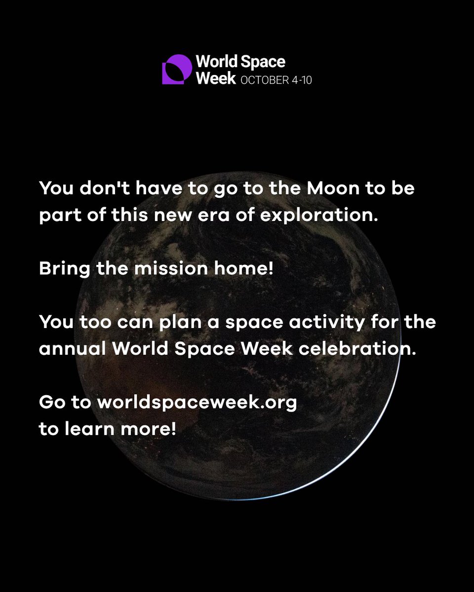World Space Week tweet media