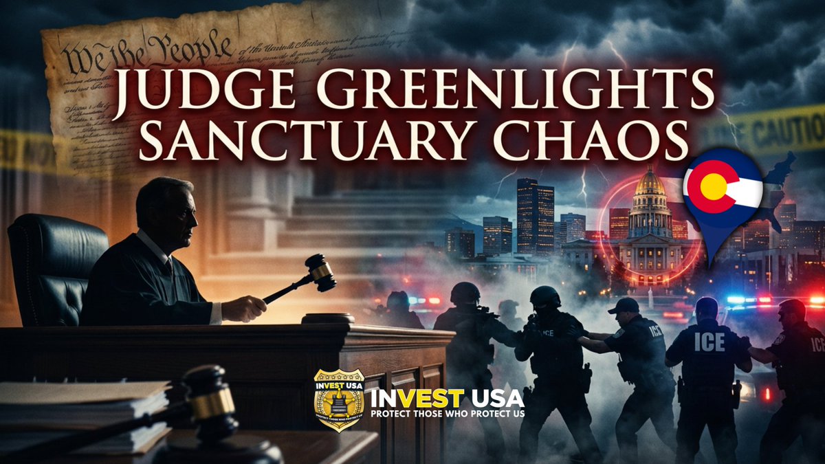 A federal judge just handed Colorado a major sanctuary law win — and the fallout won’t stay in Denver. If local officials can refuse to help enforce immigration law, the burden shifts back onto already-stretched federal agents and law enforcement. Read this. 👇 #sanctuarystates