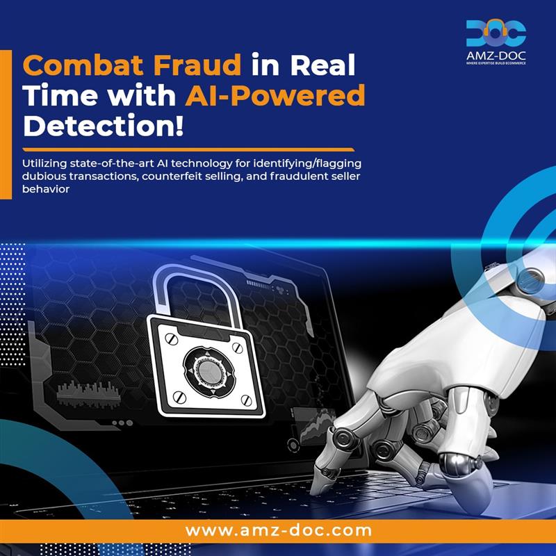 AMZDOC_VA's tweet photo. Combat fraud in real-time with AI 
Detect suspicious transactions, fake sellers &amp; counterfeit activity instantly. Protect revenue and build trust in digital payments &amp; eCommerce.
Learn more: https://t.co/EyncgPkAI4 https://t.co/jquf4WW6TR