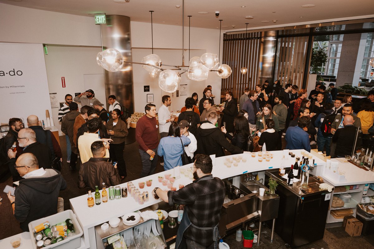 rootlyhq's tweet photo. HumanX is gathering some of the most influential AI leaders in SF for a week. We kicked it off with 200+ engineers and builders last night.

The conversations were different this year. The gap between HumanX 2025 and HumanX 2026 isn't incremental. The speed of adoption, the new failure modes, all speak about an unprecedented step forward in the industry.

Thanks to @MongoDB @Vanta Jellyfish @RunPod @Groundcover and @CloudZero for co-hosting with @rootlyhq.