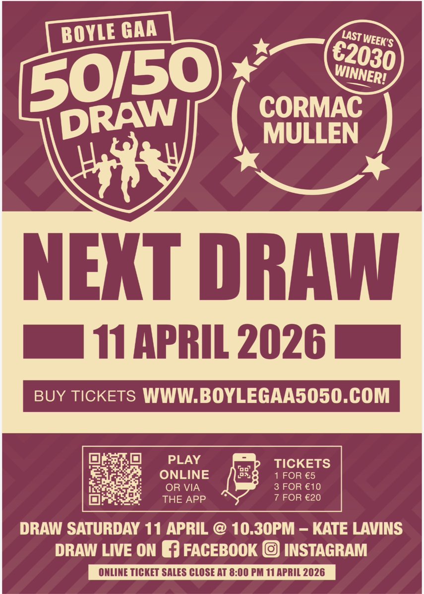 Boyle GAA & LGFA tweet media