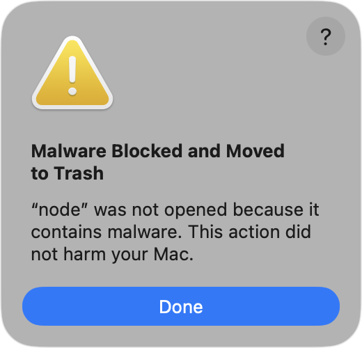 Alyn's tweet photo. Uhm simmer down there macOS. https://t.co/CToQGMRjaD
