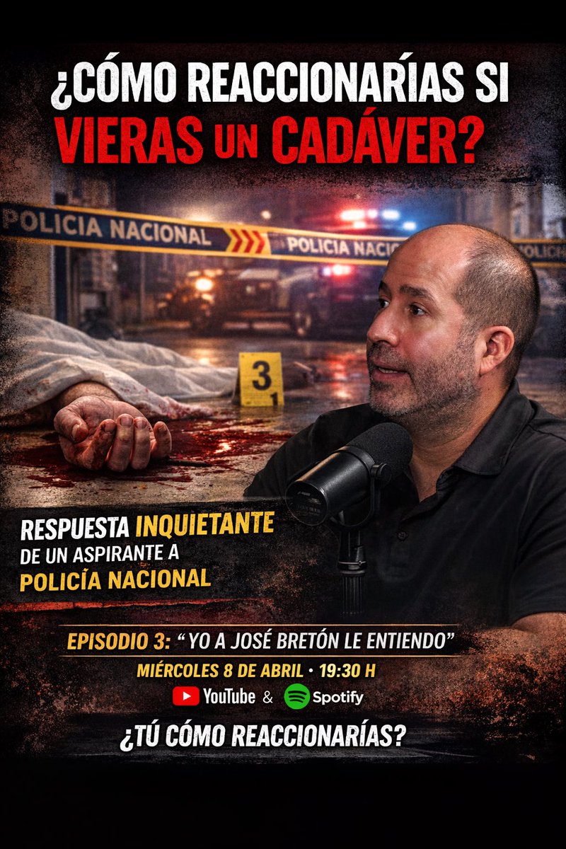 FueradePodcast's tweet photo. Quien quiera ingresar en un cuerpo policial debe asumir una realidad incómoda: tarde o temprano va a enfrentarse a situaciones duras. Y eso, por supuesto, también se valora en la entrevista personal. https://t.co/O3wUGZzBlb