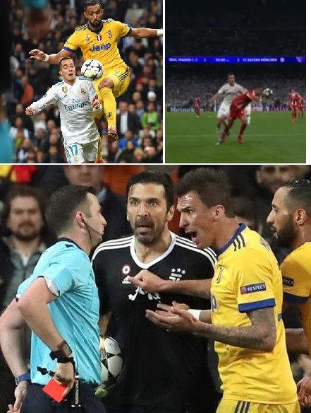 DeenoTwin's tweet photo. @TheHateCentral Same referee by the way https://t.co/8JEivUeMIX