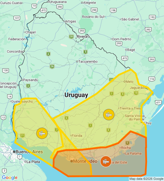 Instituto Uruguayo de Meteorología tweet media