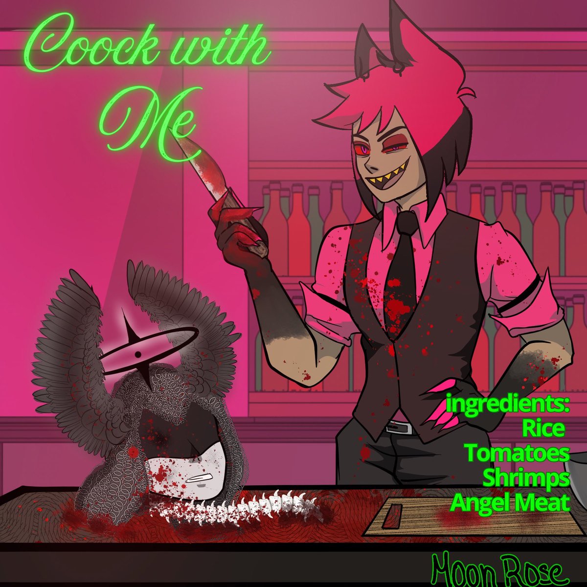 Moon8Roses's tweet image. #alastor #HazbineHotel 
#radiodemon #HazbinHotelArt