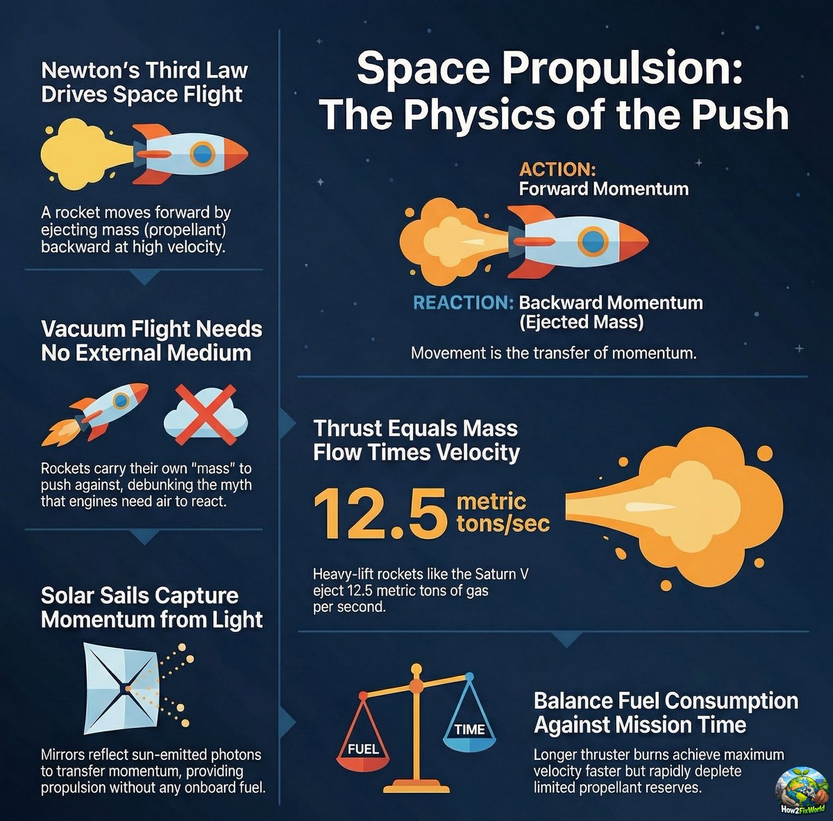 Ever wonder how propulsion works in the vacuum of space?
I ❤️ physics!