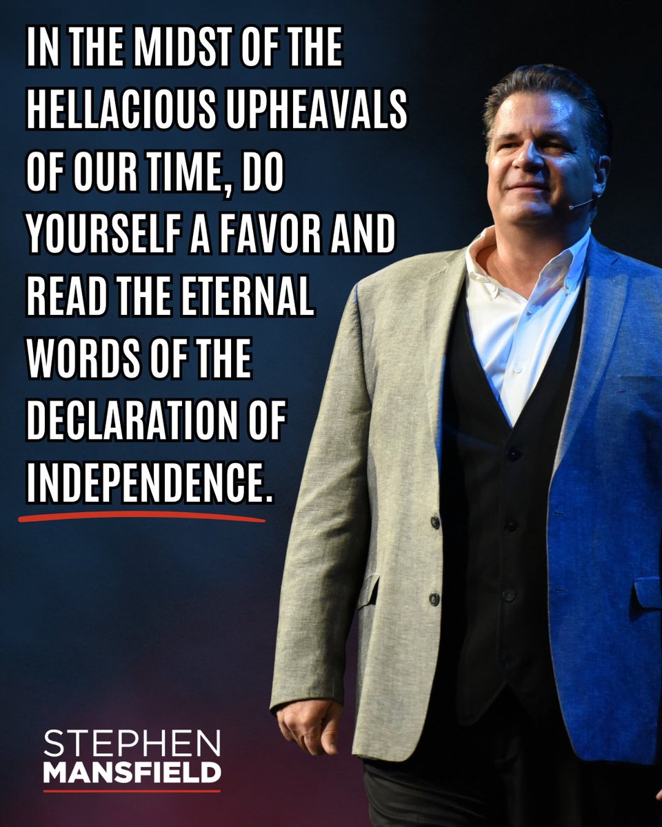 MansfieldWrites's tweet image. In a time of chaos and confusion, some truths do not change.
The Declaration of Independence still speaks—if we’re willing to read it.
#History #CurrentEvents