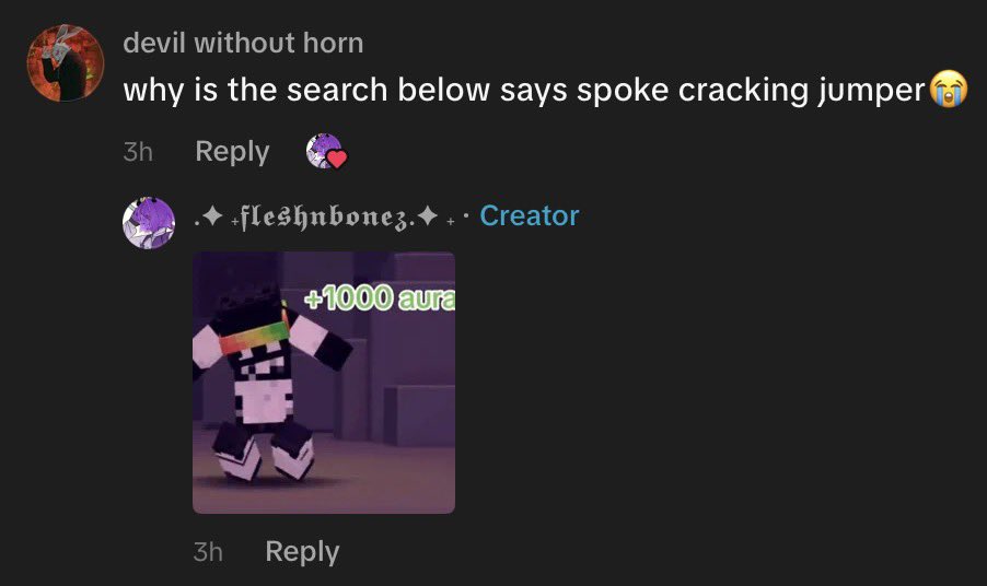 blushyxoxo's tweet image. spoke fans are so weird 😭😭