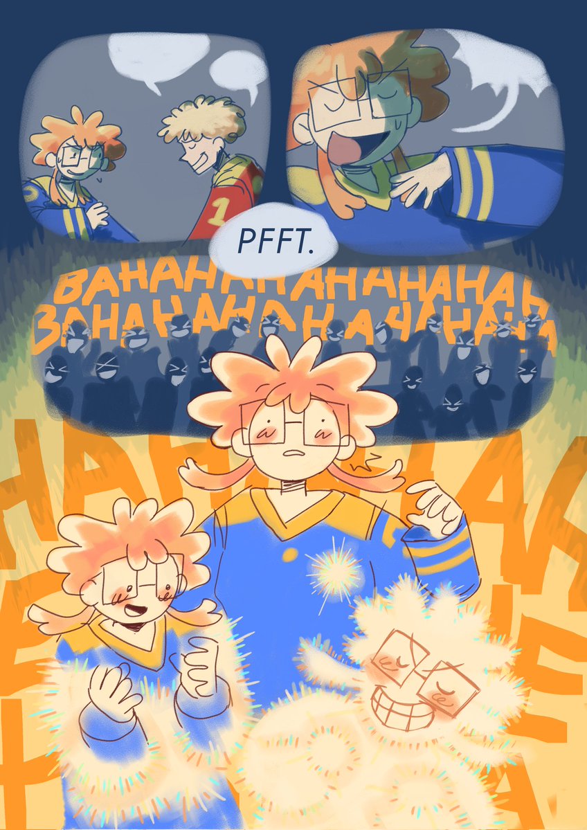 l_macareux's tweet image. That one feeling when the whole audience laughs at your joke #oc #improv