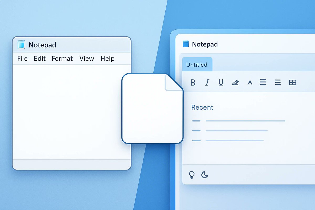 windowsforum's tweet photo. 📝 Notepad 25H2 is basically a tiny Word now: tabs + Markdown + Copilot. Love it? Or are we just adding training wheels to a text file? Classic Notepad purists will tweak it back.
https://t.co/Hu4u6hI9U0
#Windows11 #MarkdownSupport #CopilotAi #MicrosoftNotepad https://t.co/BMAAcfXTwL