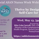 Photo by American Society of Addiction Nursing (@ASANursing)
