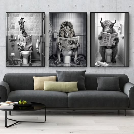 home_productpro's tweet image. Add some humor to your walls
Our Funny Animal Toilet Canvas Poster is the perfect quirky décor to bring laughs to your bathroom or any space that needs a playful touch
Make every visit a smile-worthy moment
#FunnyDecor #BathroomHumor #AnimalArt #QuirkyHome
homeproductspro.com/.../funny-anim…