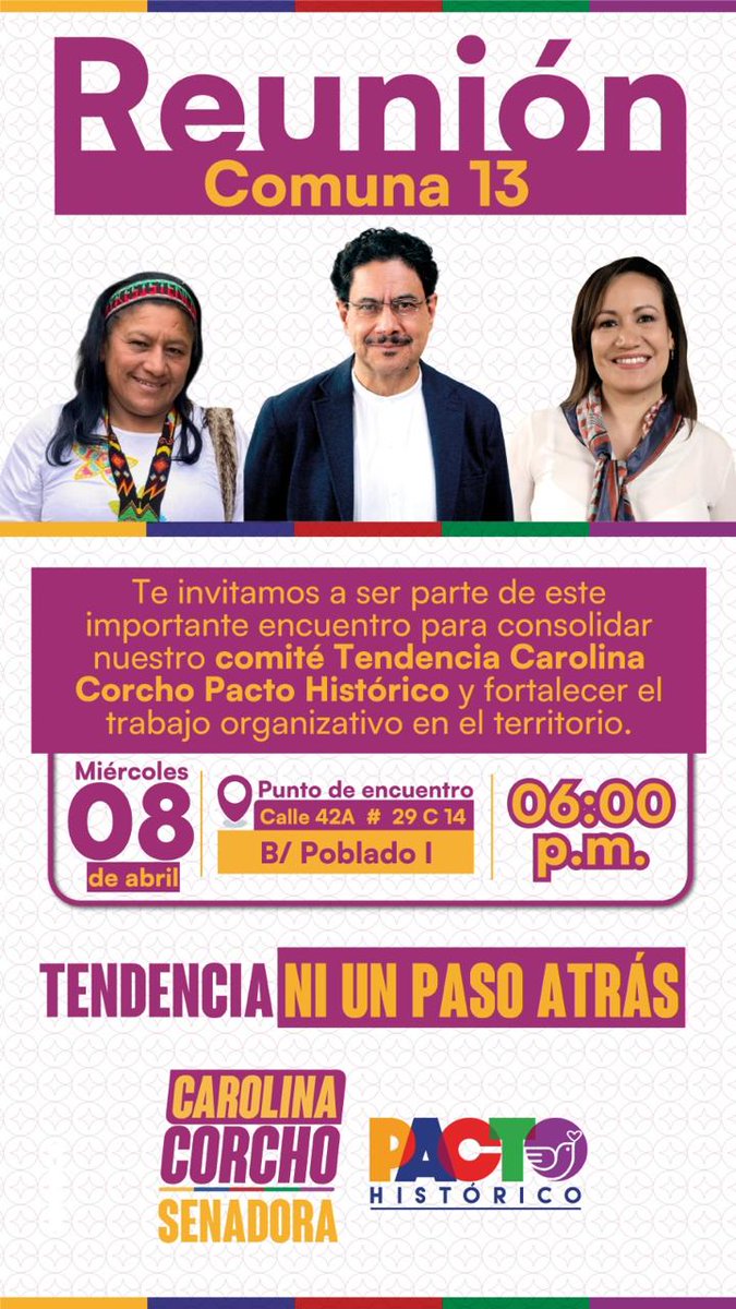 Ni un paso atrás Valle del Cauca Carolina Corcho tweet media