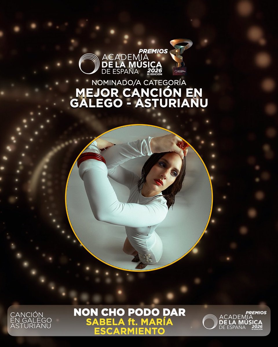 CulturaliaGz's tweet photo. SABELA finalista por segundo ano consecutivo nos Premios de La Academia de La Música 
#Sabela 
https://t.co/KG7kRDBWa3 https://t.co/RgZSMwdQ5f