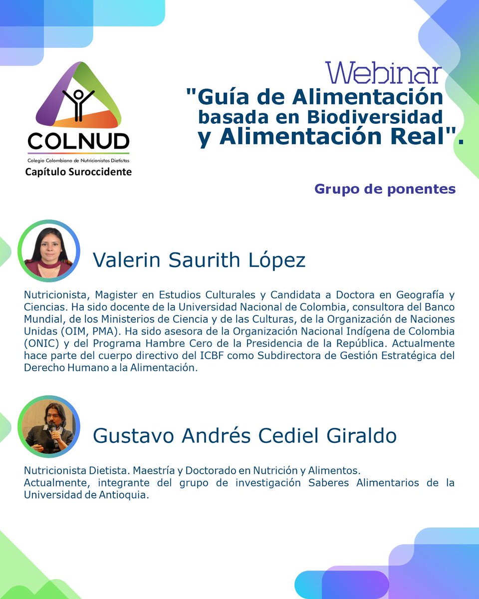 Colegio Colombiano de Nutricionistas Dietistas tweet media