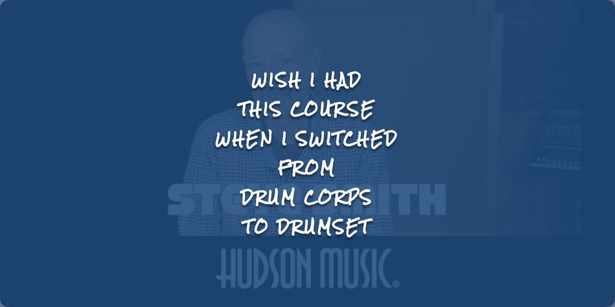drumrapp's tweet image. 🔥 This is the course I wish I had when I switched from drum corps to drum set. 🥁

#drumset #drumline #learndrums #stevesmith
