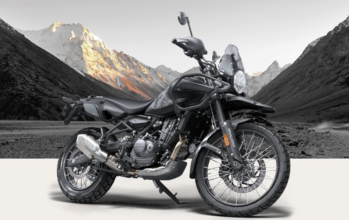 kotecinho's tweet image. 2026 Royal Enfield Himalayan Mana Black Edition