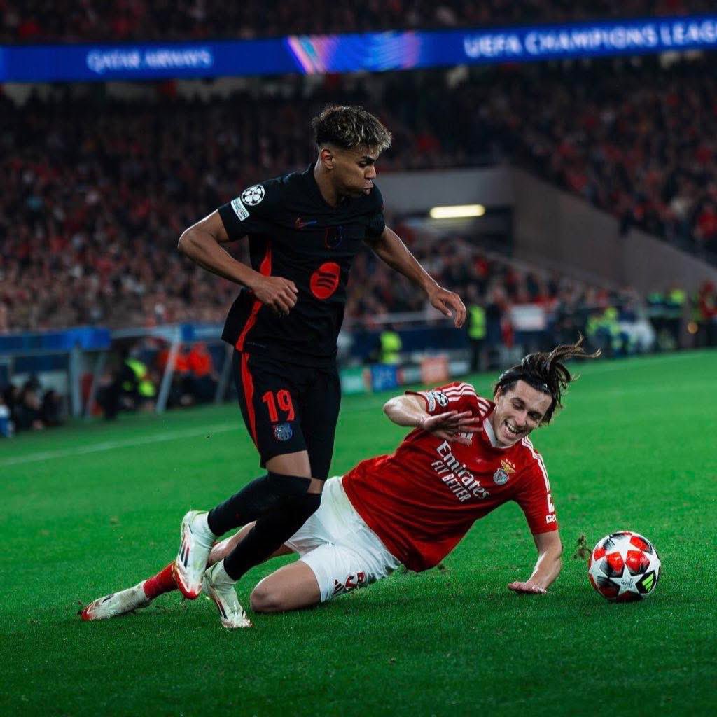 TheAminFCB2's tweet image. Olise joins yamal as Carreras’ new daddy