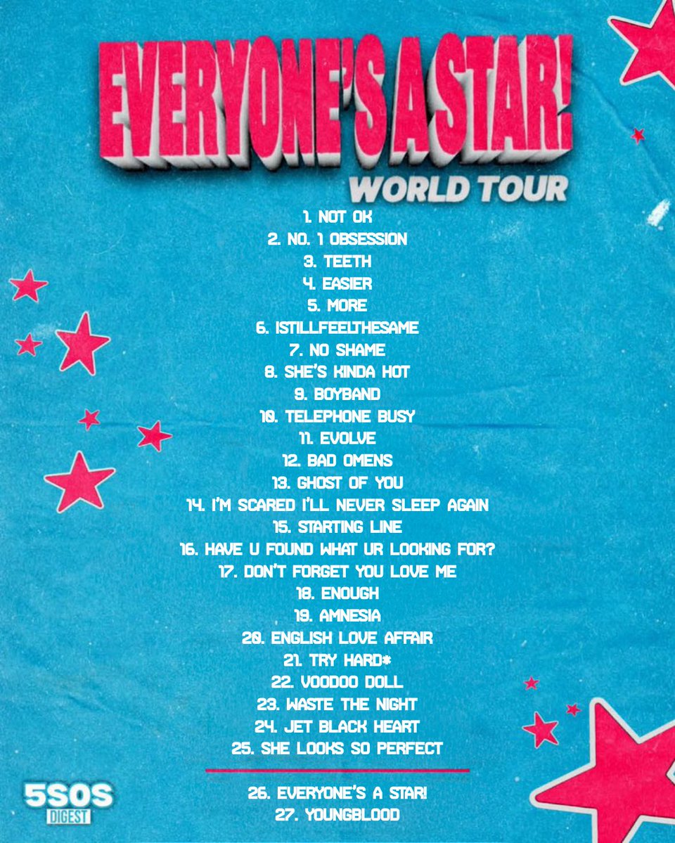 EVERYONE’S A STAR! World Tour: Fan Updates tweet media
