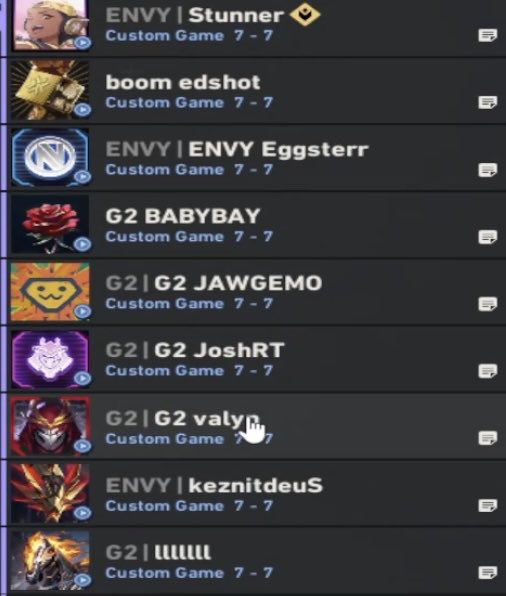 VCT Scrims tweet media