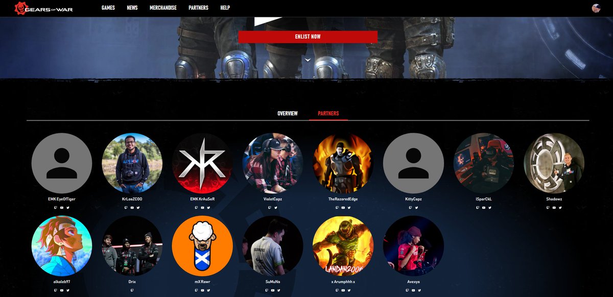 KittyCapz_'s tweet photo. I saved this screenshot back in 2021 as a little memory, before it disappeared from the official Gears of War page. My name is there without a photo, oops n.n https://t.co/4Mcnh8M9dC
