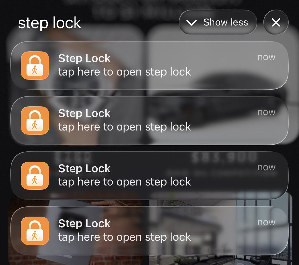 ErnestoSOFTWARE's tweet image. It’s day 7 of building my 12th app in public 

Step lock is an app that blocks your apps until you get your steps in. 

2,000 steps = 1 hour of screen time 

We built it with Rork 

which made it super easy to integrate the screen time api. 

The app has organically gained 200+