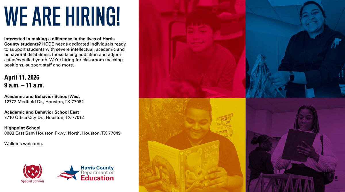 Harris County Department of Education tweet media