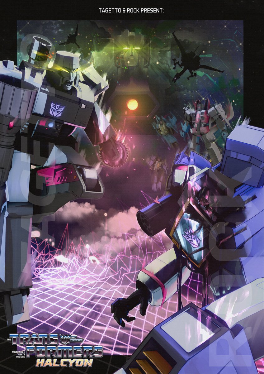 TAGETTO4's tweet photo. HALCYON:
Poster I made a couple weeks ago that was signed by the incredible Frank Welker at MEGACON. Huge thanks to one of my dearest friends @Rock169220 for letting me use his models &amp; for his motivation! It was an absolute blast to make :D
#transformers #halcyon https://t.co/aOWCYUTFFw