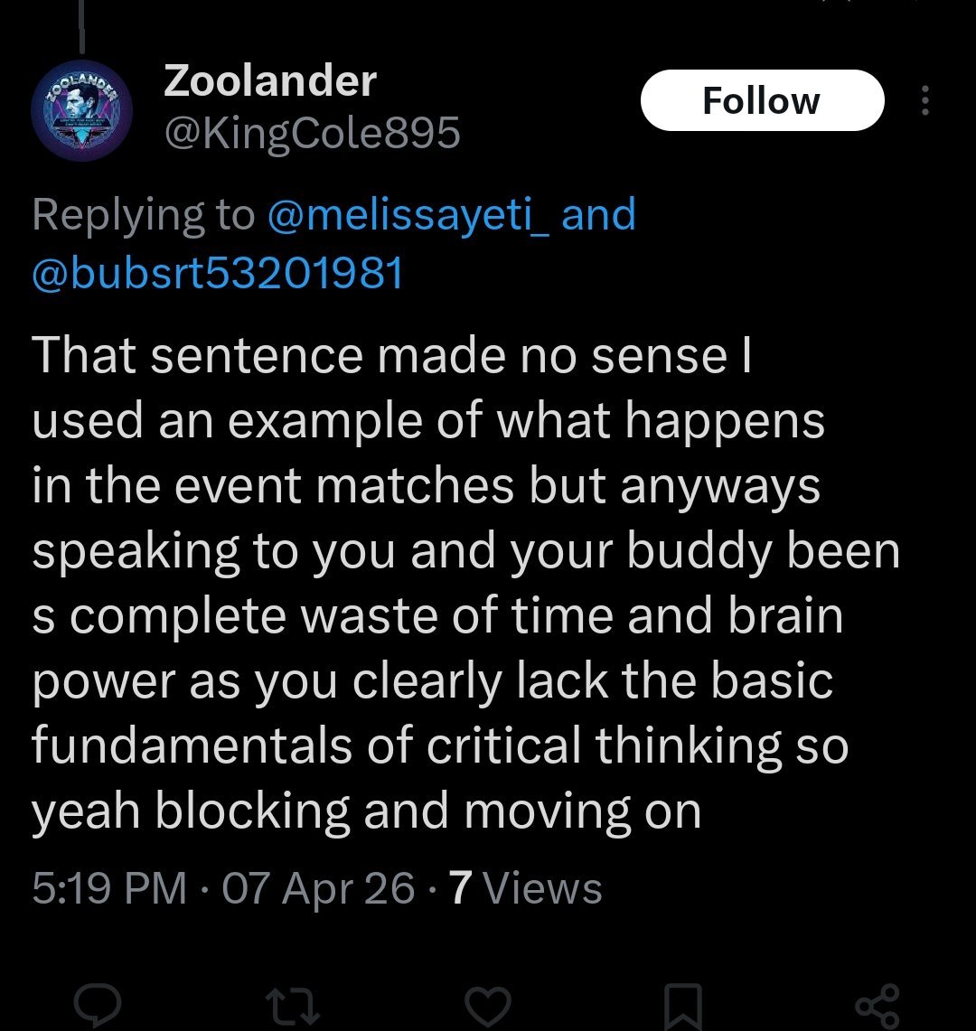 I lack critical thinking but this guy claims to have 15k hours and believes he'll lose to a nurse in 30s because all of his teammates are slugged. Apparently never sees fast track and DS in his lobbies too. Claims the event mode is miserable because of MMR..
someone help him plz