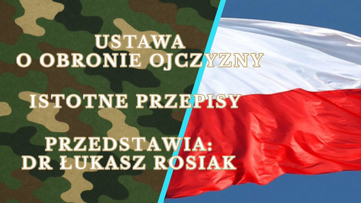 Luke__Ros's tweet photo. Nowy klip na kanale "Prawo Lektor" na YouTube.
New clip on the "Prawo Lektor" channel on YouTube.

#prawo
#thelaw
#prawokarne
#ustawa
#ustawaoobronieojczyzny
#przepisyprawne
#obronaojczyzny
#obowiązekobrony
#przepisykarne
#karapozbawieniawolności
#karagrzywny
#karaaresztu
#areszt https://t.co/1rnJWs8sUe